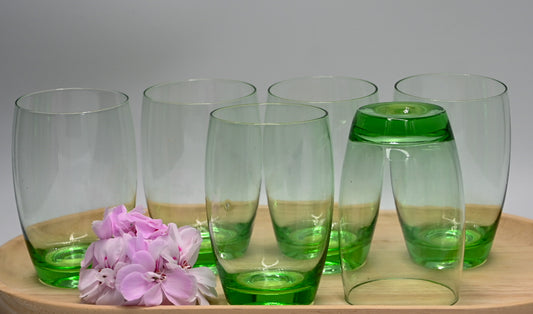 Vintage Green Tumblers