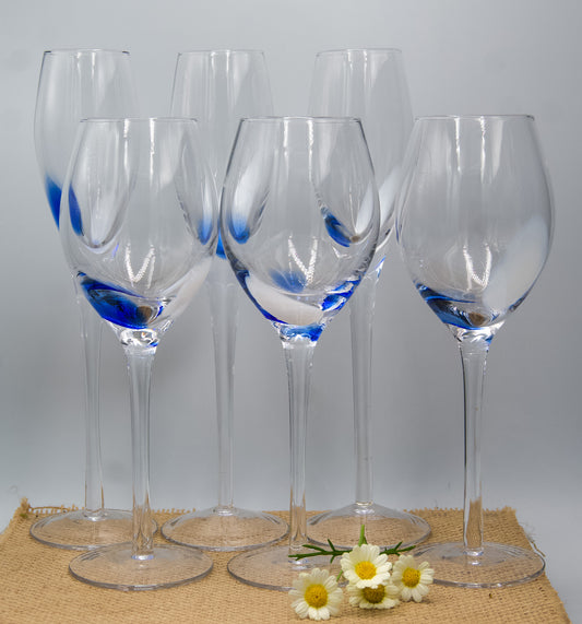 Stunning Mixed Set Of Wine/ Champagne Glasses