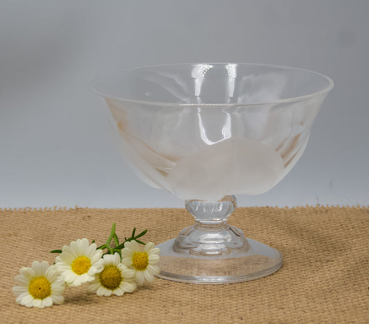 Crystal D'arques-Durand Florence Satin Frosted Petal Compote