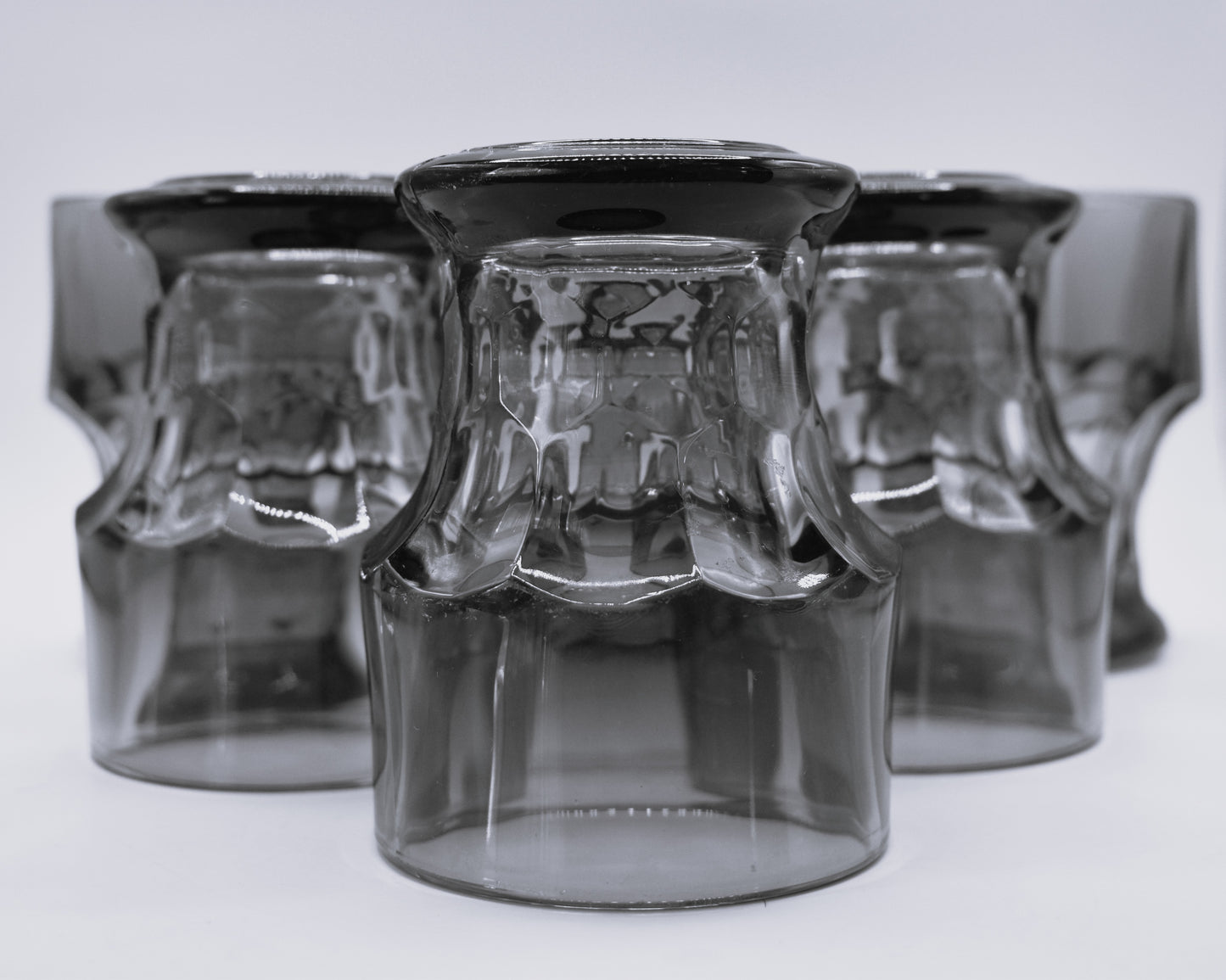 Vintage 70's - BORMIOLI - Italy - Provenzale - Emerald Green Tumblers