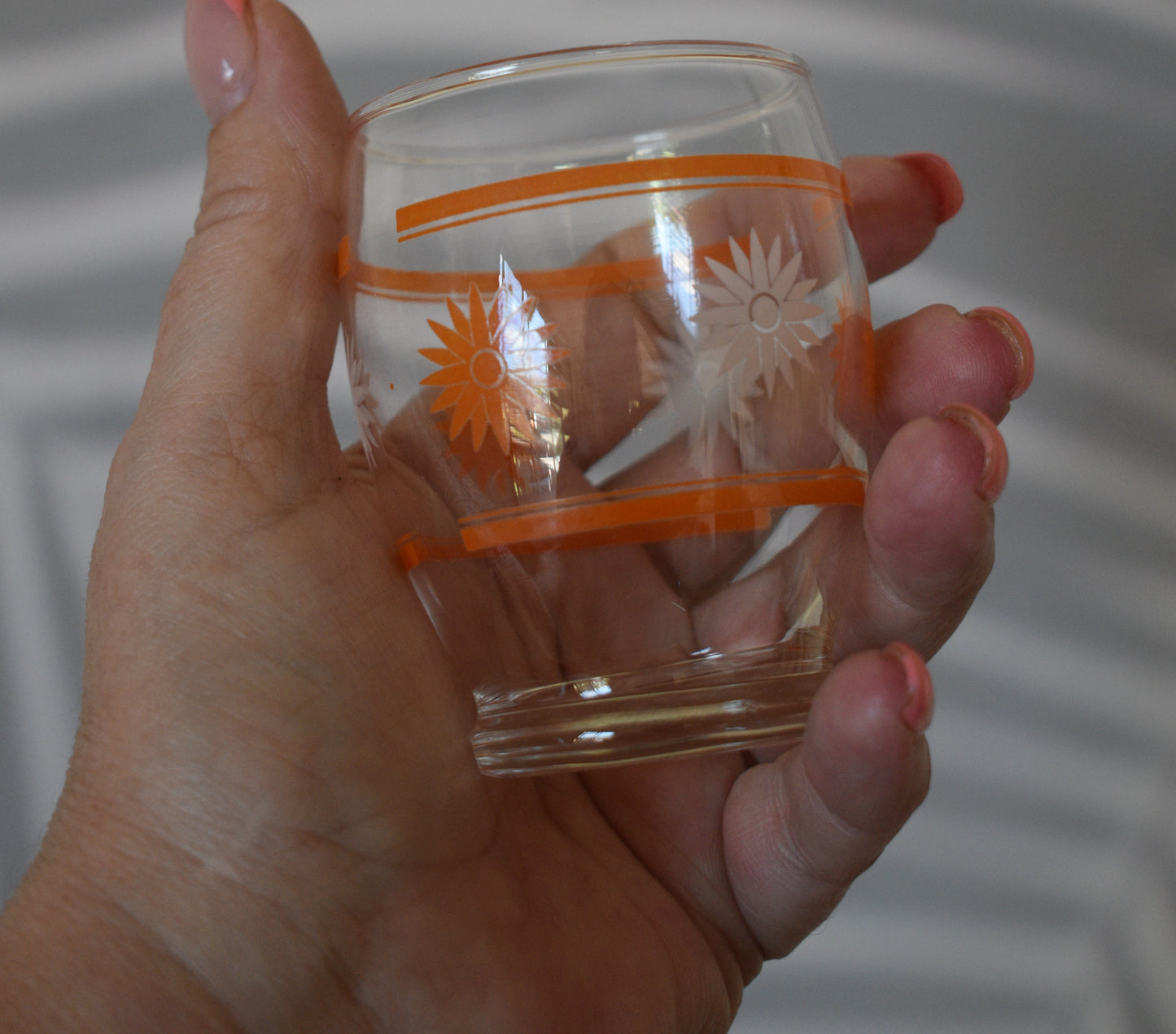 Retro Juice/Water Tumbler. Set of 6