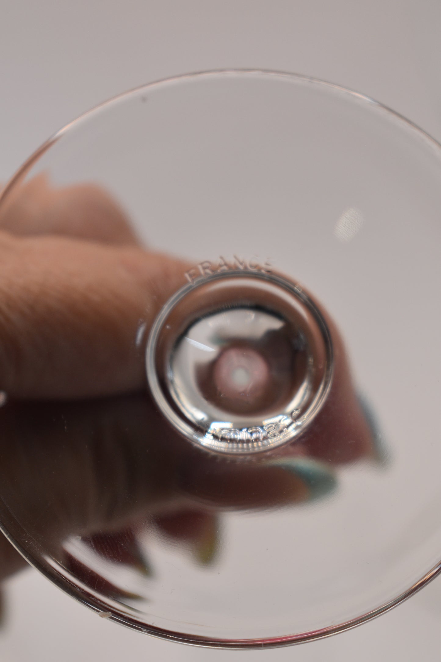 Cortina Red by Cristal D'Arques-Duraid. Champagne Flute with red wafer stem. Set of 3