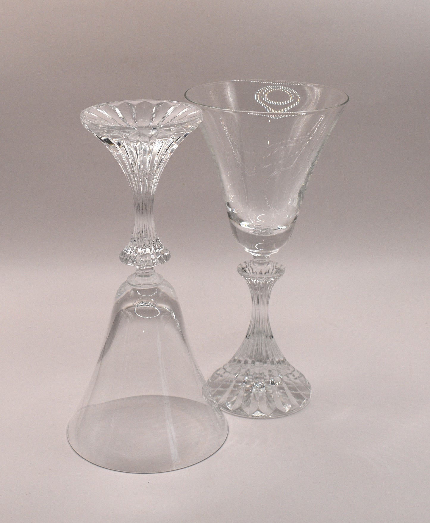 Vintage Crystal Wine Glasses - Stratton by Mikasa - Set of 6