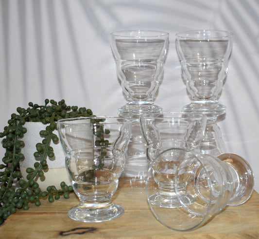 Vintage Studio Nova "Sahara" footed Juice tumblers. Set of 7