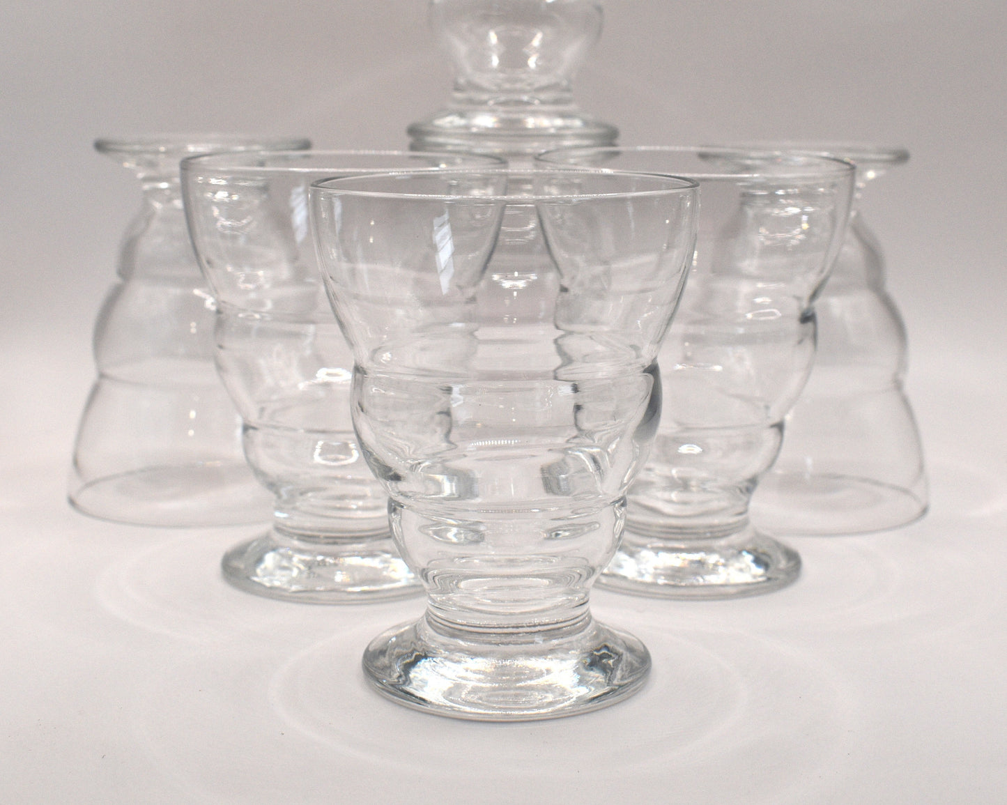 Vintage Studio Nova "Sahara" footed Juice tumblers. Set of 7