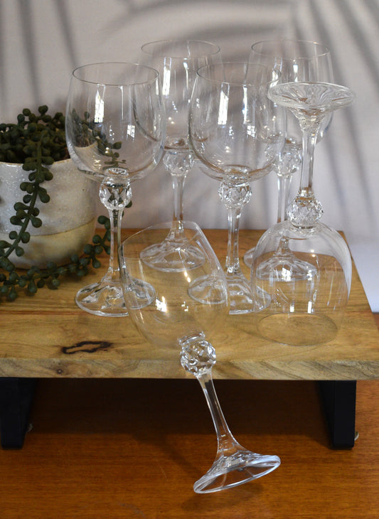 "Julia" Bohemia Wine Glass. Set of 6