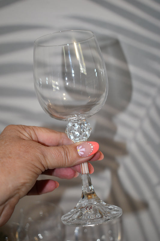 "Julia" Bohemia Wine Glass. Set of 6