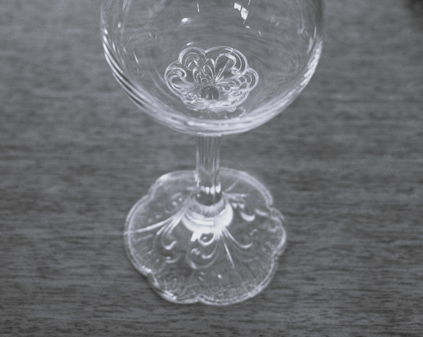 Rosenthal Crystal Red Wine Glasses. Set of 3