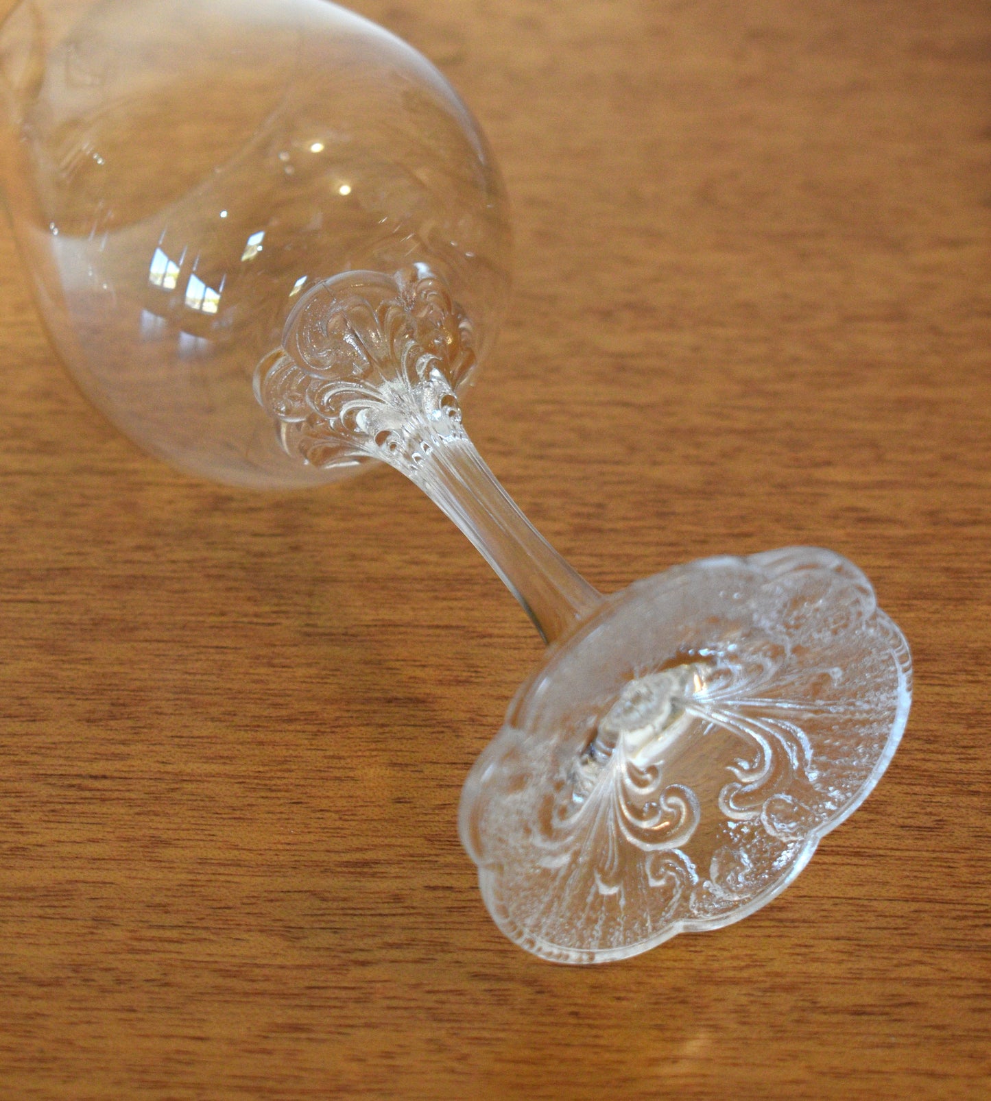 Rosenthal Crystal Red Wine Glasses. Set of 3
