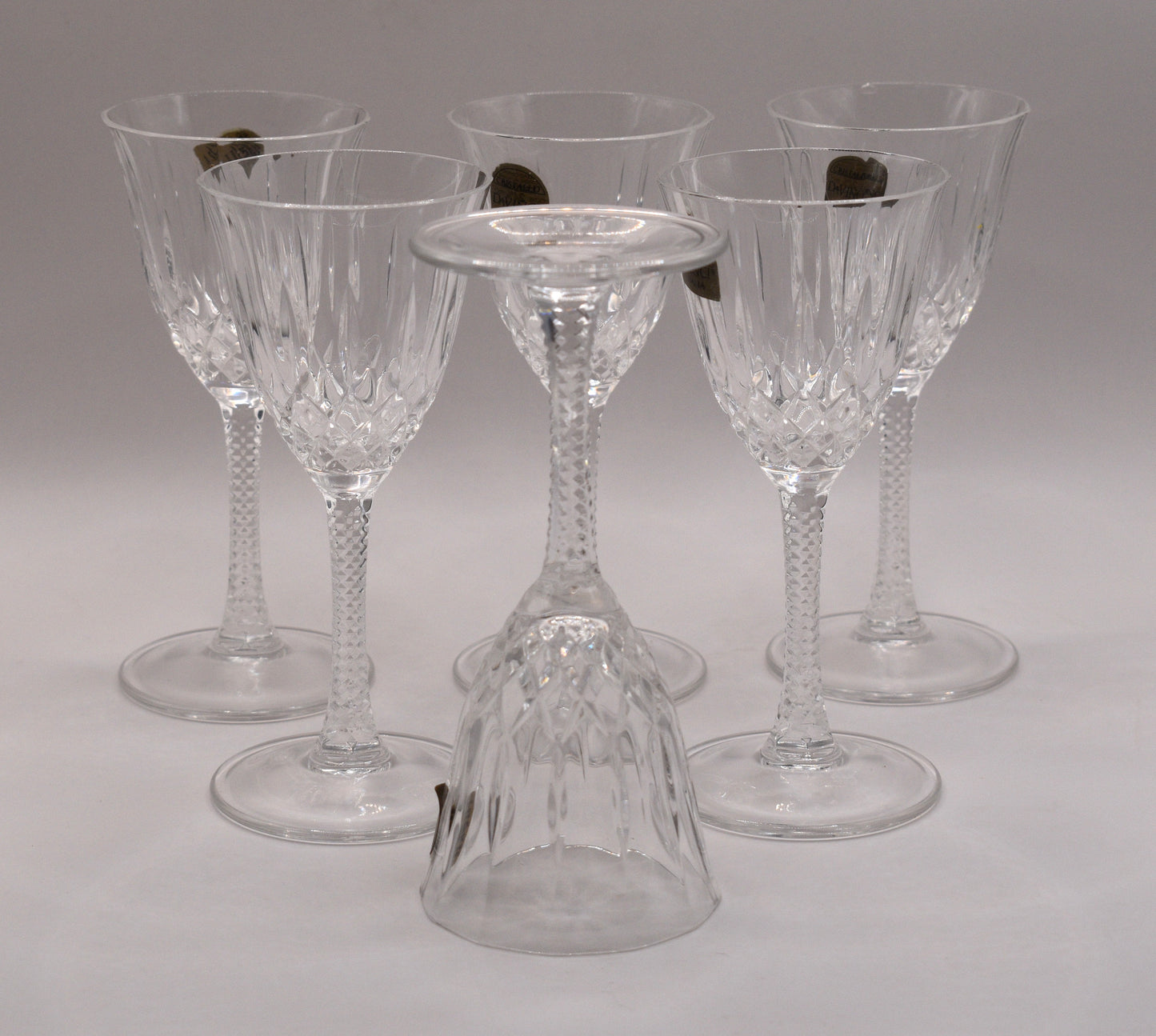 DaVinci Crystal Port Glasses. Camilla made in Italy. Set of 6
