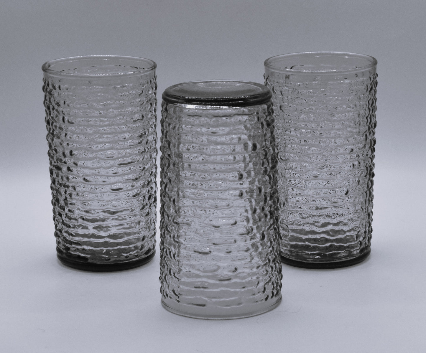"Soreno" Drinking glasses - Vintage Green Anchor Hocking - Set of 3