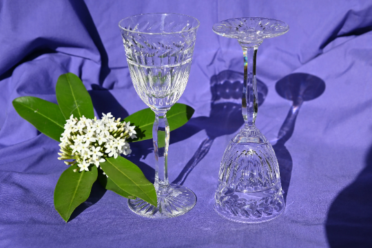 Stuart Crystal Senator Pattern Port Glasses. Set of 2