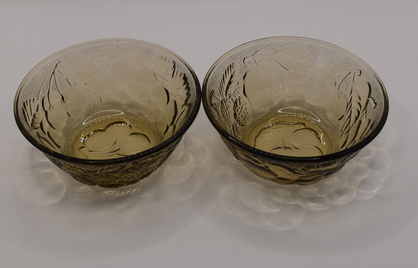 Vintage Italian made Smokey grey bowls. Set of 3