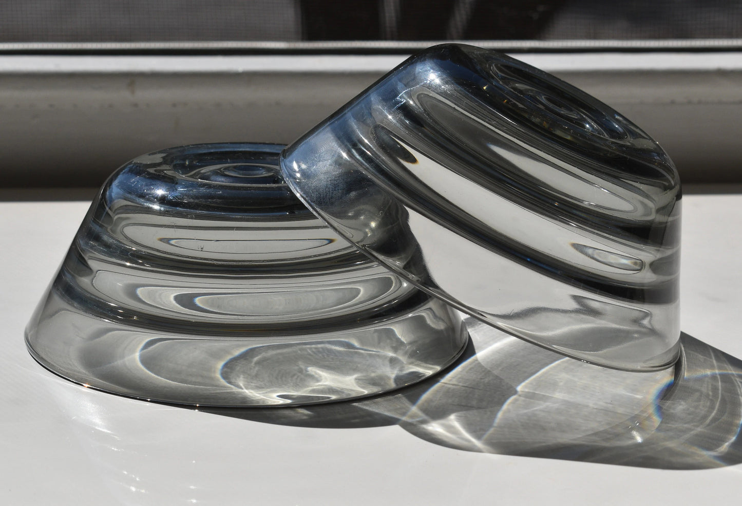 Smokey Grey Condiment Bowls. set of 2