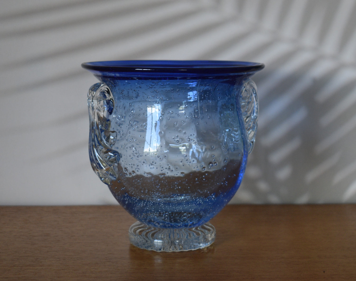 Barware Anchor Hocking Rainflower Blue Pitcher And Glasses