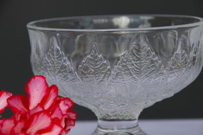 Vintage Hoya Dessert/Cocktail Embossed Glasses