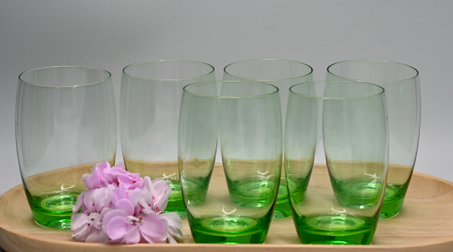 Vintage Green Tumblers