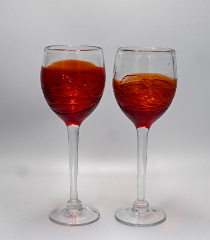 Handblown Wine/Water Goblets