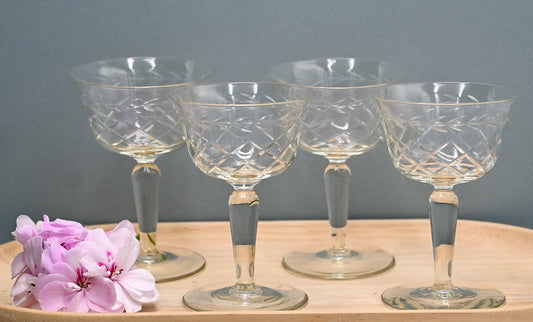 Crystal Champagne Coupes (Small)