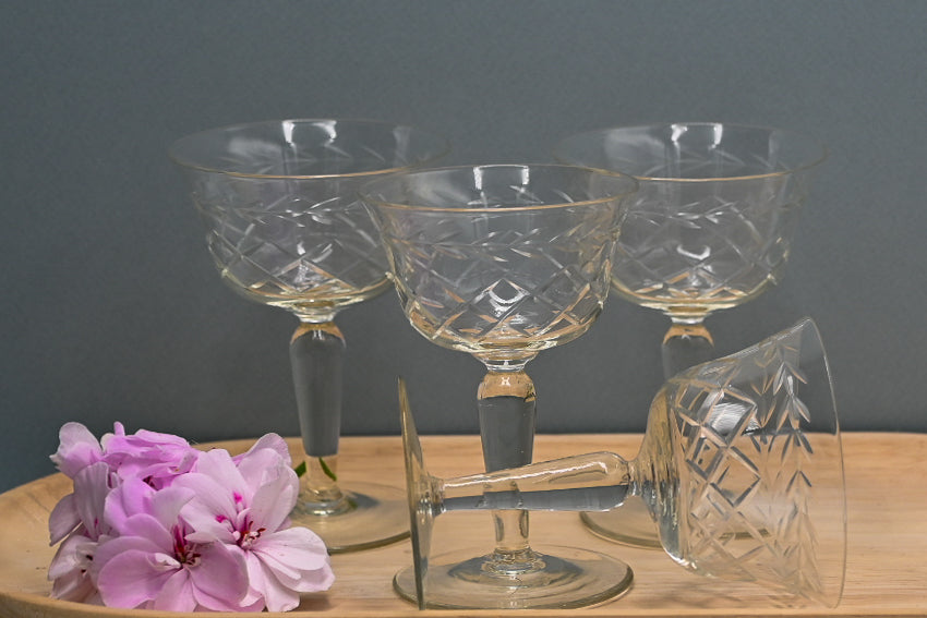 Crystal Champagne Coupes (Small)