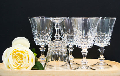 W.M.Dalton French Lead Crystal Wine Glasses