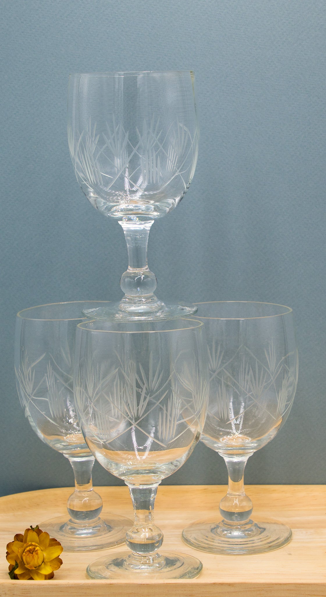 Beautiful Water /Wine Glasses