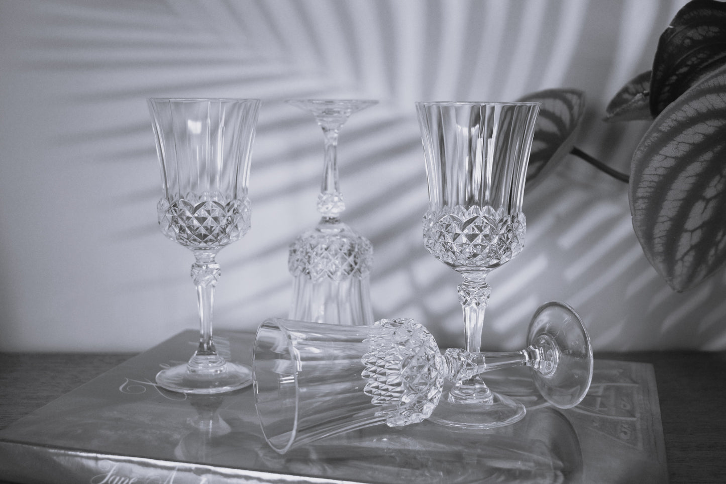 Sherry Glass "Valencay" by Cristal D'Arques. Crystal Liqueur-Cordial Glasses. Set of 4