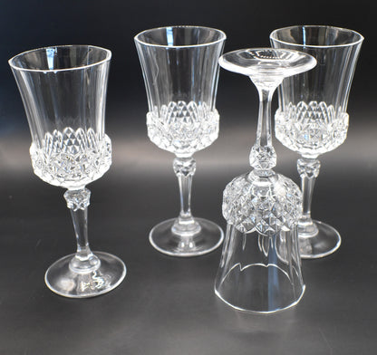 Sherry Glass "Valencay" by Cristal D'Arques. Crystal Liqueur-Cordial Glasses. Set of 4