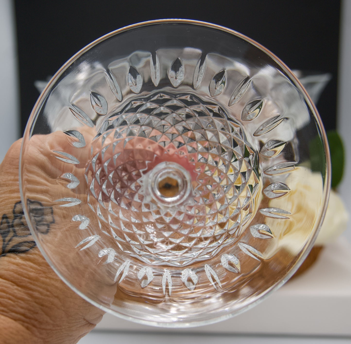 Stunning Vintage Champagne Coupes