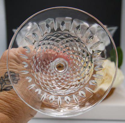 Stunning Vintage Champagne Coupes