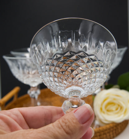 Stunning Vintage Champagne Coupes