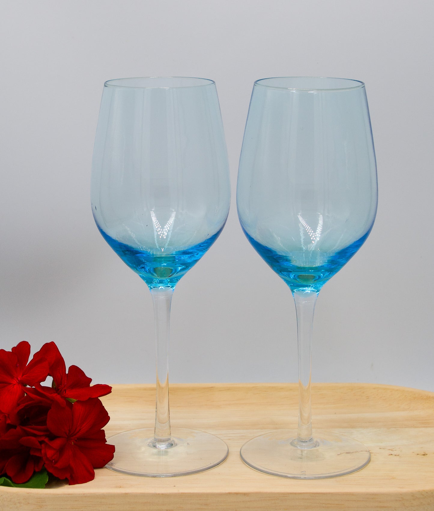 Blue Wine Glasses