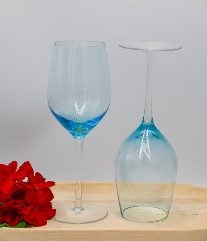 Blue Wine Glasses