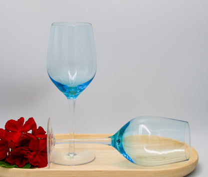 Blue Wine Glasses