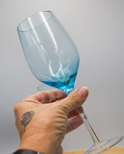 Blue Wine Glasses