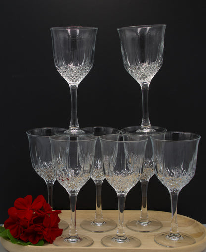 Vintage Luminarc Wine Glasses