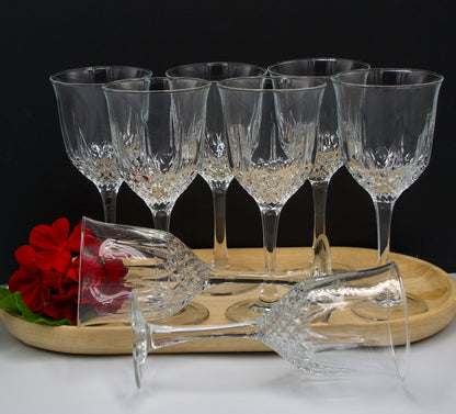 Vintage Luminarc Wine Glasses