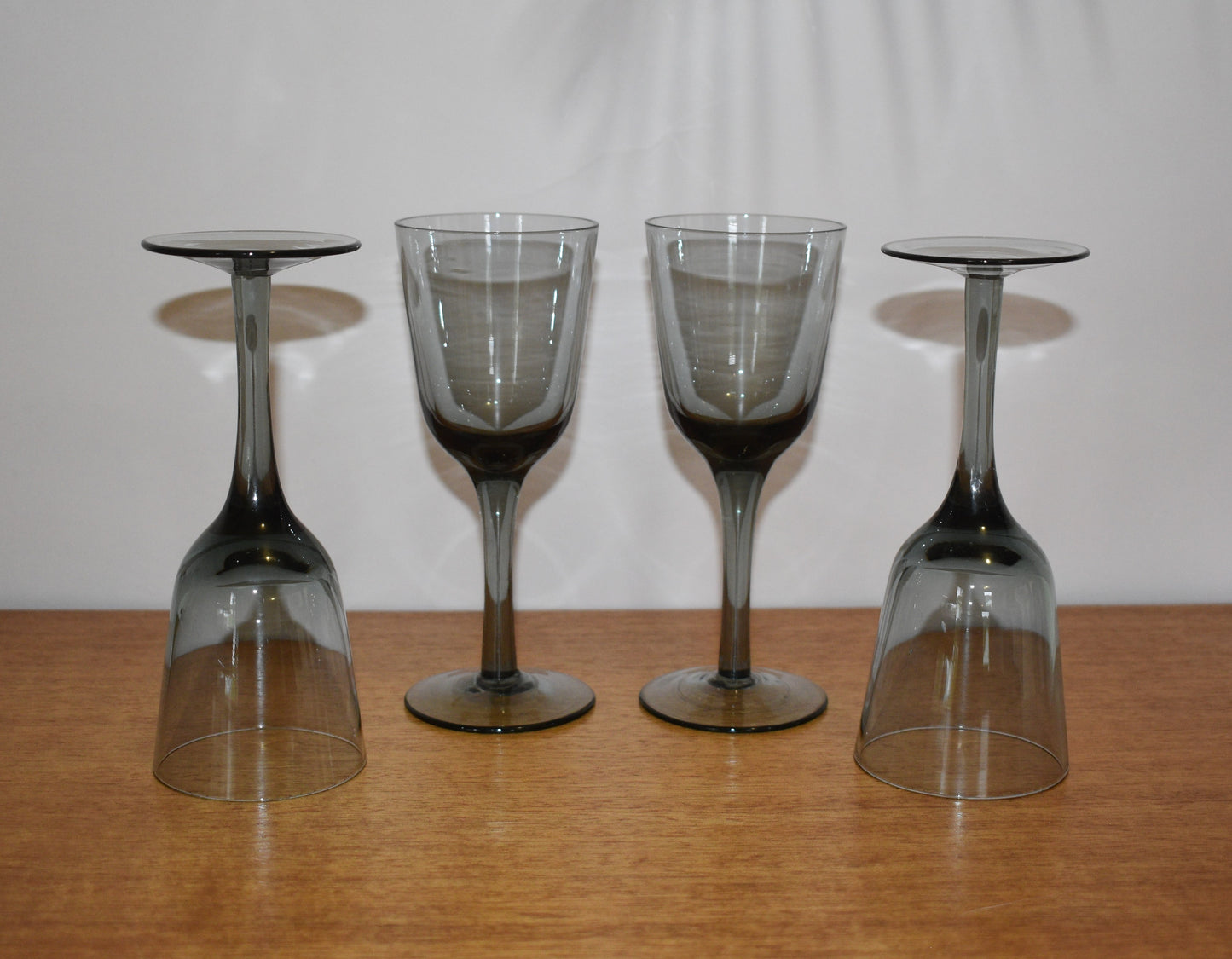 Smokey Grey Liqueur/Port/Sherry Glasses. Set of 4