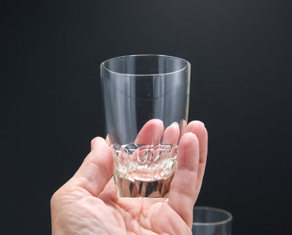 Small Crystal Octagonal Based Scotch Glasses