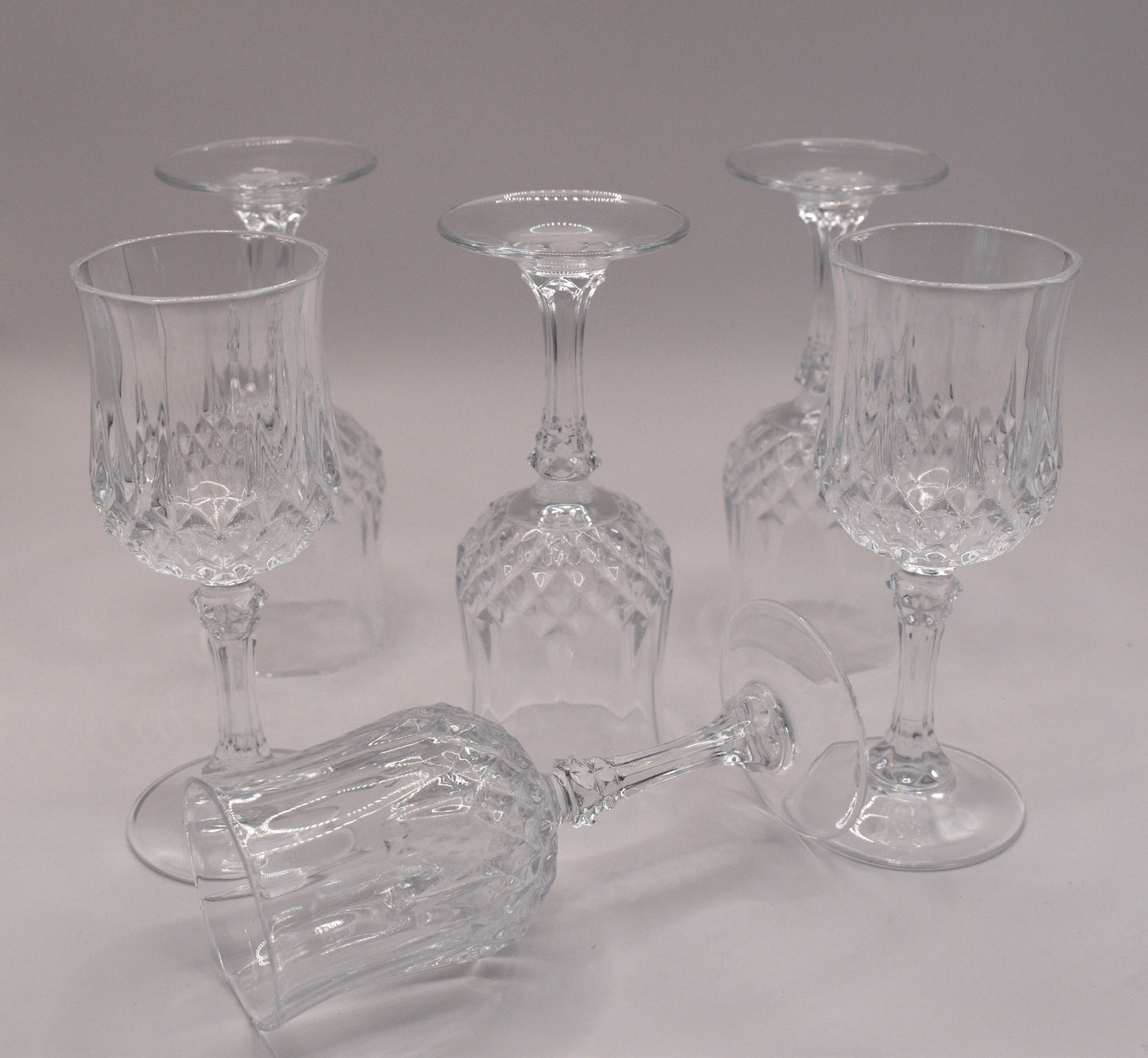 Cordial Glass "Longchamp" by CRISTAL D'ARQUES-DURAND. Set of 6