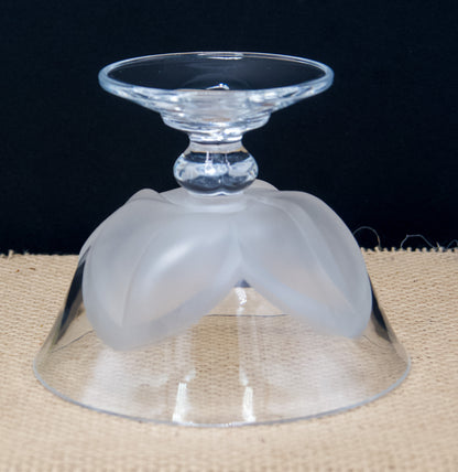 Crystal D'arques-Durand Florence Satin Frosted Petal Compote