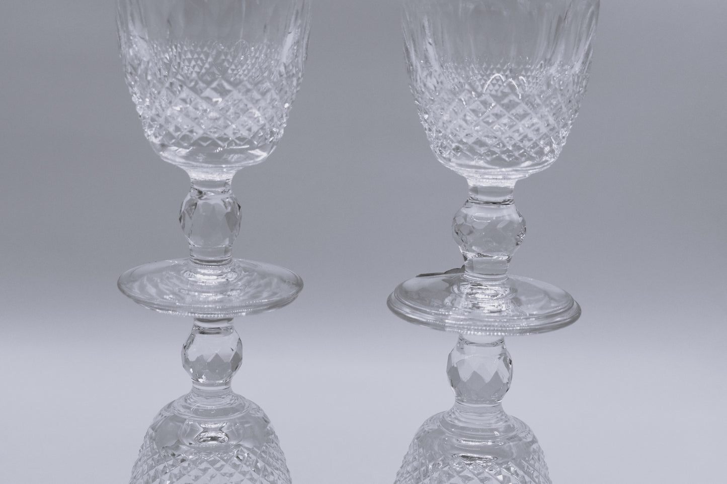 Waterford Crystal - "Colleen" Short Stemmed cut crystal Port Wine glasses - Made in Ireland. Set of 4