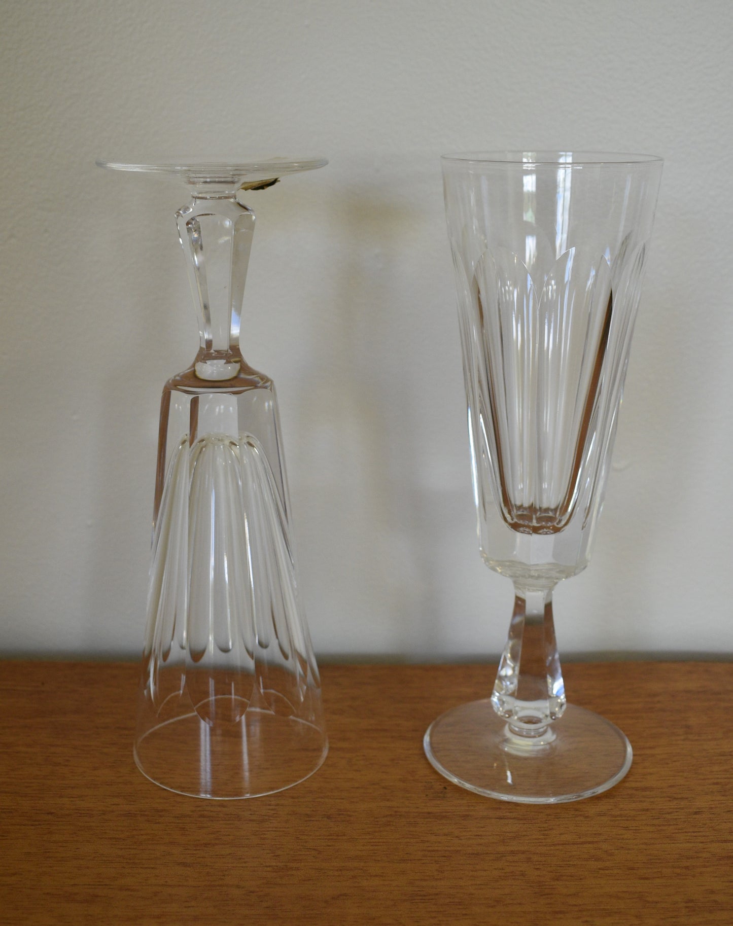 Waterford Crystal "Glencree" Champagne Flutes. Set of 2 - Made in Ireland