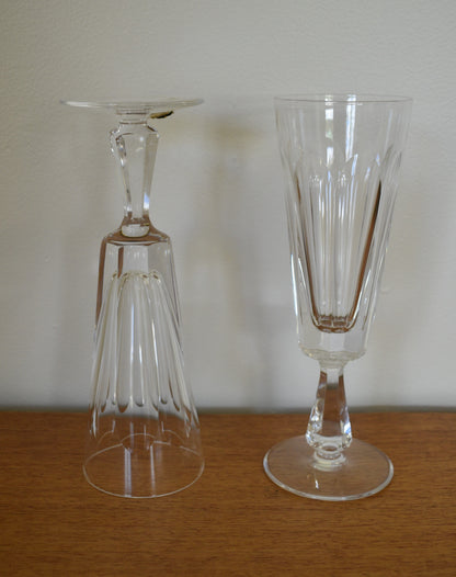 Waterford Crystal "Glencree" Champagne Flutes. Set of 2 - Made in Ireland