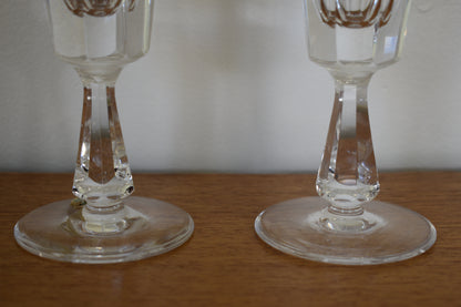 Waterford Crystal "Glencree" Champagne Flutes. Set of 2 - Made in Ireland