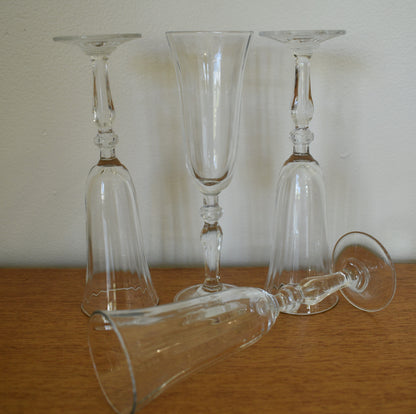 fabulous stemmed liqueur glasses. Set of 4