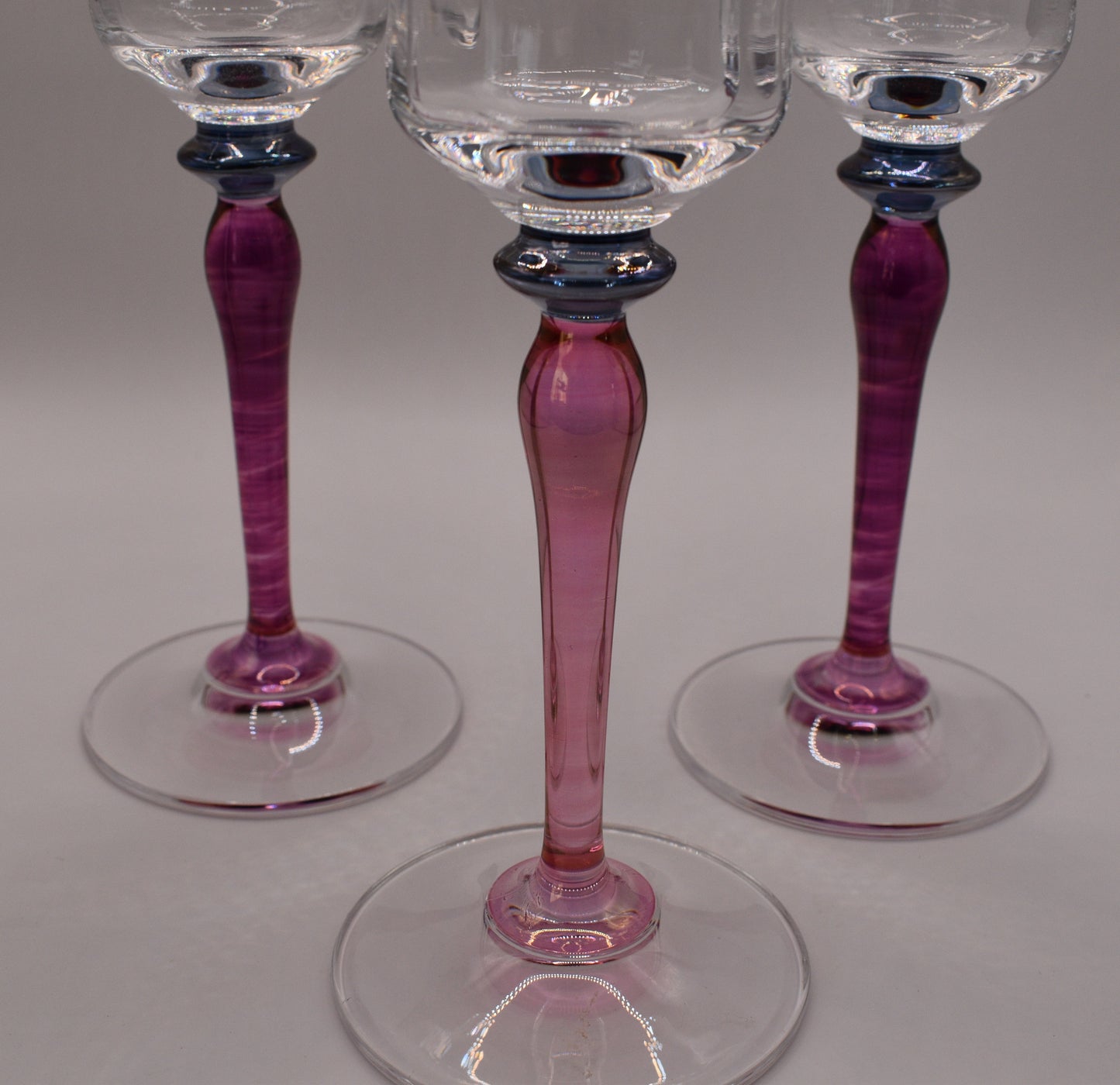 Stunning Mikasa Crystal Water Goblets - Jamestown Ruby. 3 available