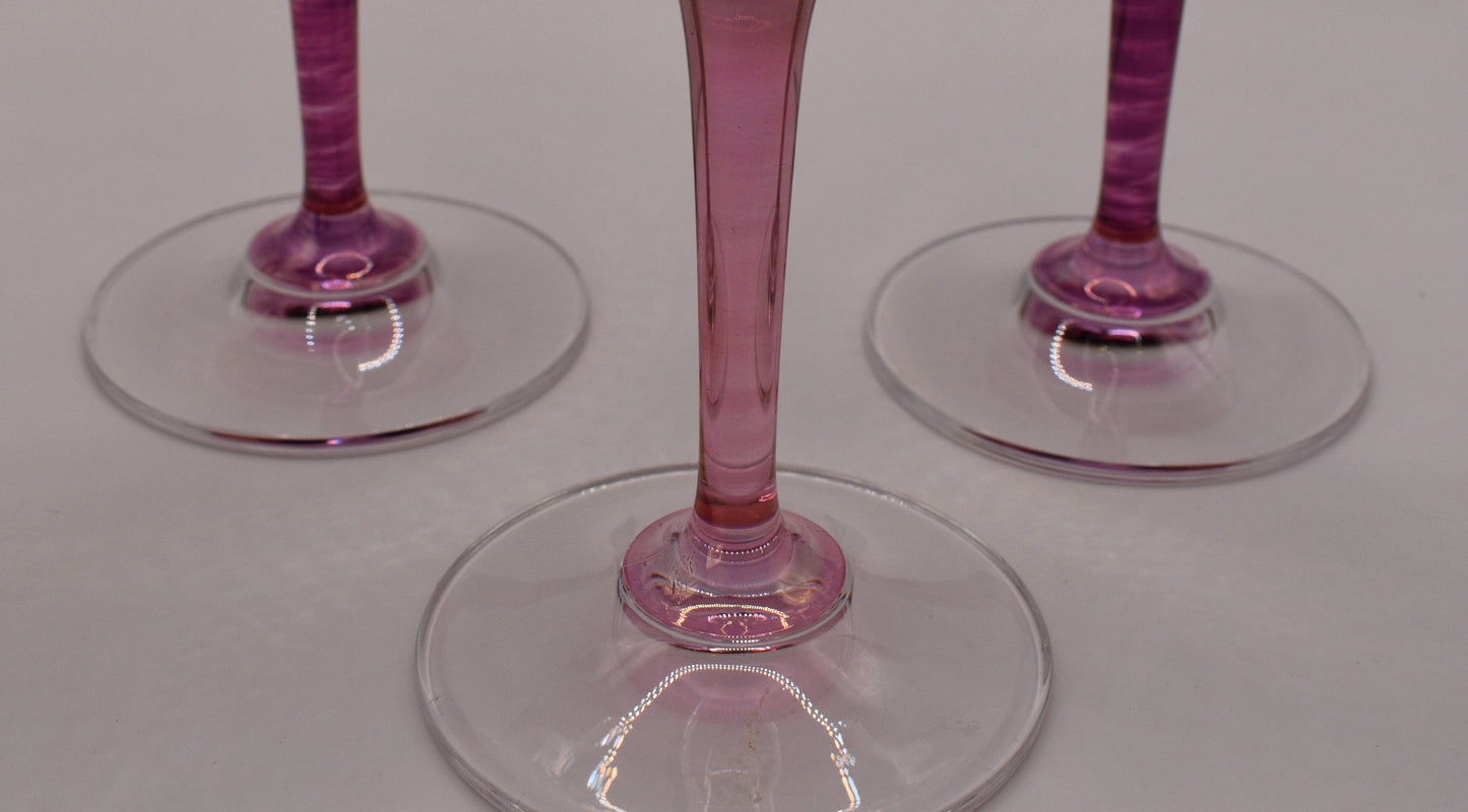 Stunning Mikasa Crystal Water Goblets - Jamestown Ruby. 3 available