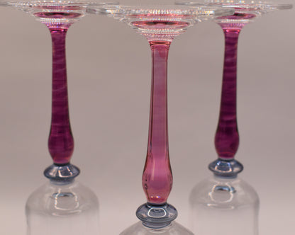 Stunning Mikasa Crystal Water Goblets - Jamestown Ruby. 3 available