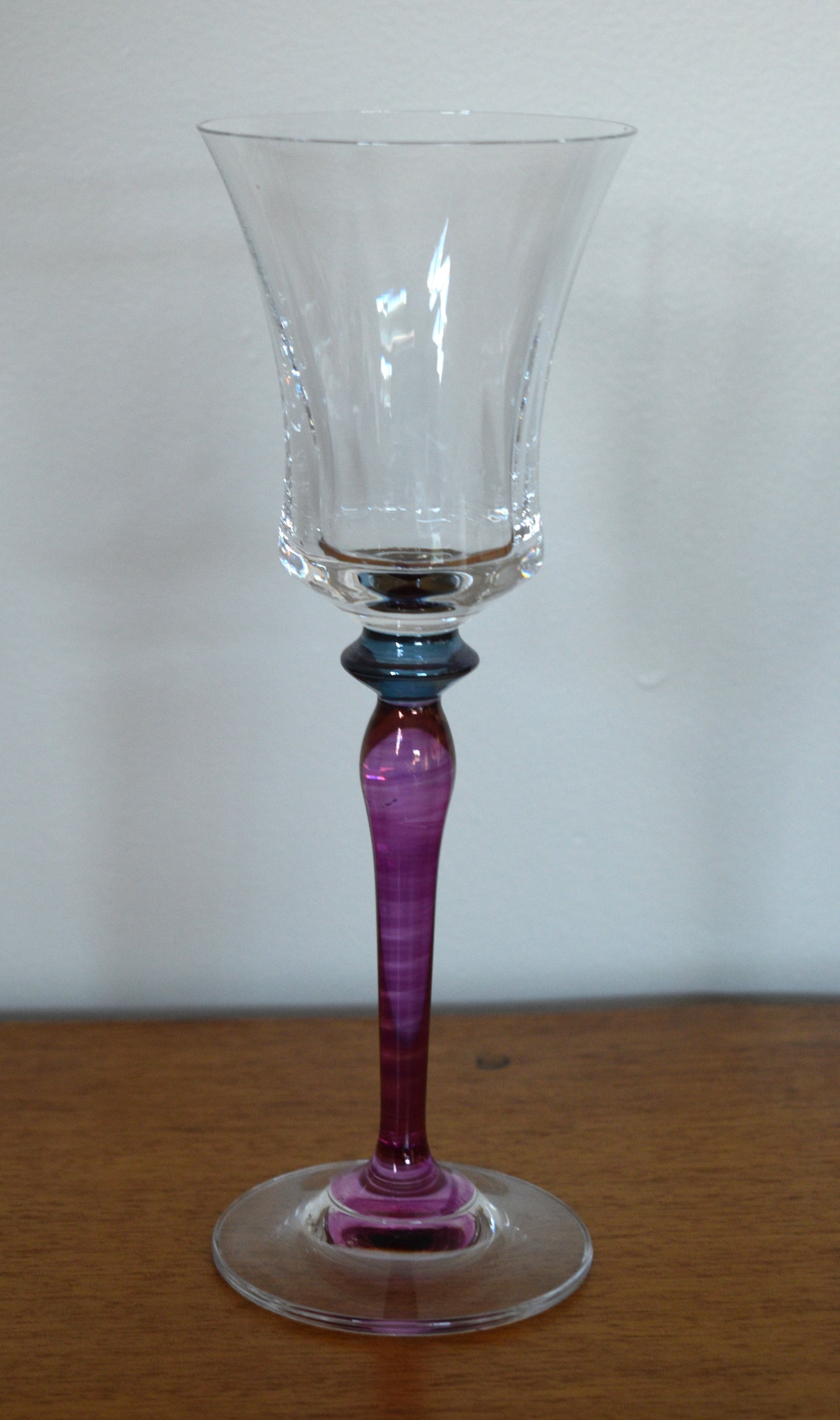 Stunning Mikasa Crystal Wine Glass - Jamestown Ruby - One only